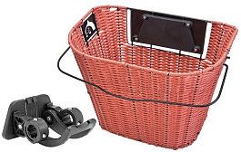 Велокорзина JL-084 передняя универсальная плетёная, стальная/пластиковая, быстросъемная Велокорзина JL-084 передняя универсальная плетёная, стальная/пластиковая, быстросъемная